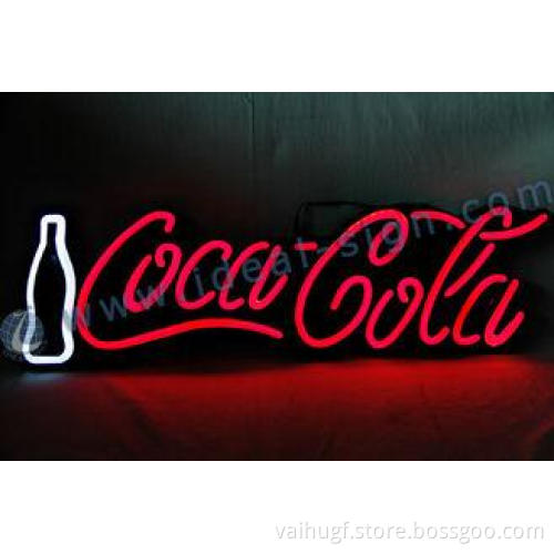 Personalized Word Coca Cola LED Neon Sign Advertising Board